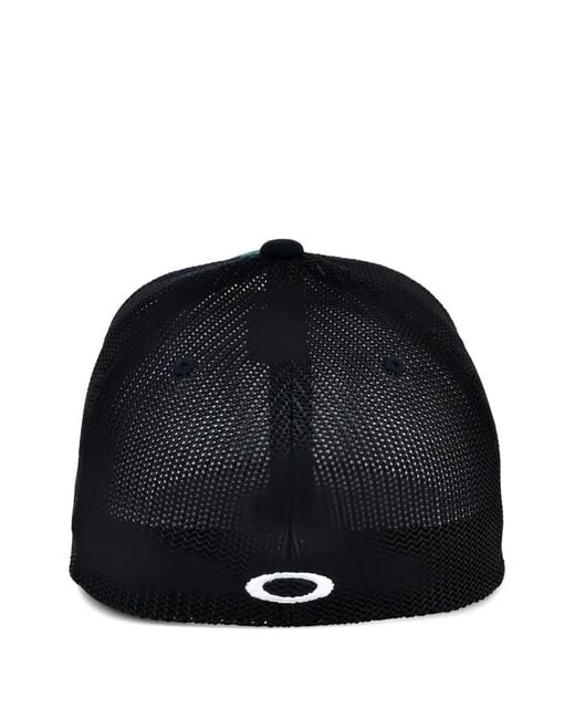 Oakley Black Mexico-Flag Mesh Trucker Hat