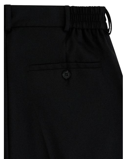 Gosha Rubchinskiy White Pressed-Crease Wide-Leg Trousers