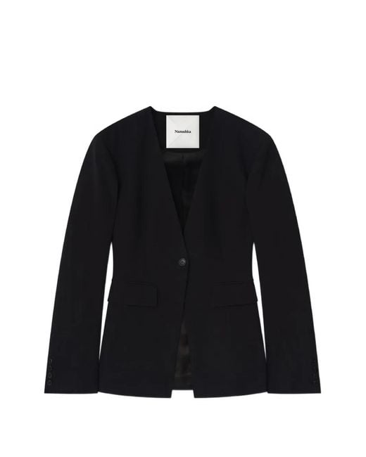 Nanushka Black Blazer Porset