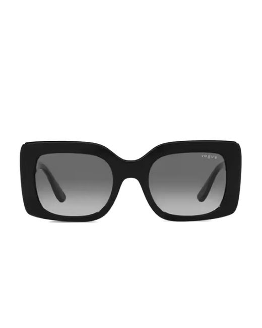 Vogue Eyewear Vo5481S Zonnebril Met Rechthoekig Montuur in het Black