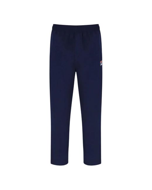 Fila Blue Pantalon De Jogging À Patch Logo for men