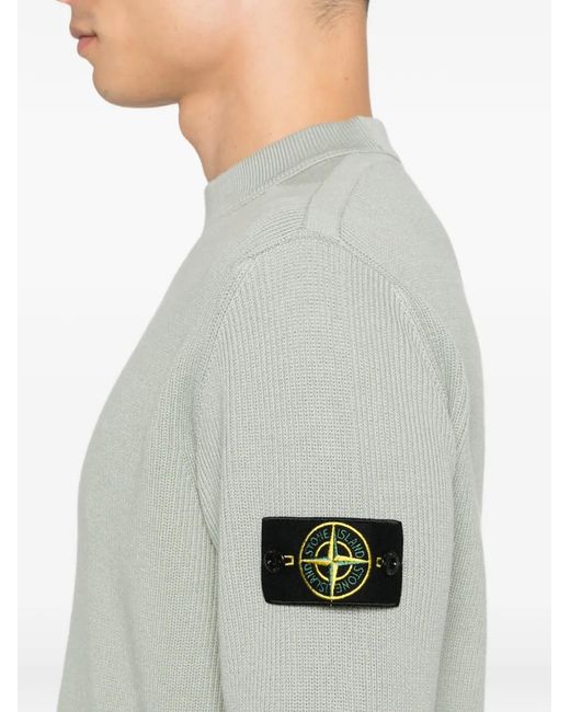 Stone Island メンズ グレー クルーネック セーター 【公式通販】