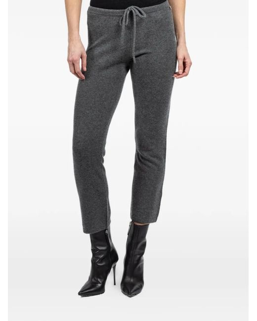 Extreme Cashmere Black Wander Drawstring Trousers