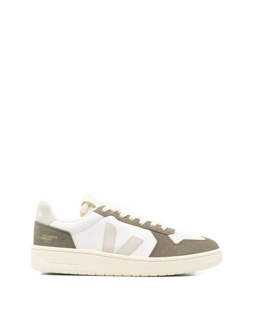 Veja White Baskets V-82 À Empiècements
