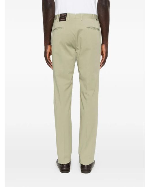 Incotex Natural Belt-Loop Trousers for men