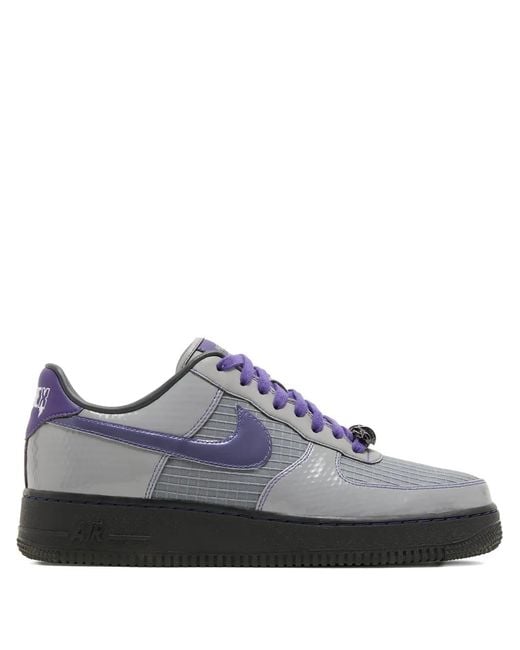 Nike Gray Air Force 1 Lace-Up Sneakers for men