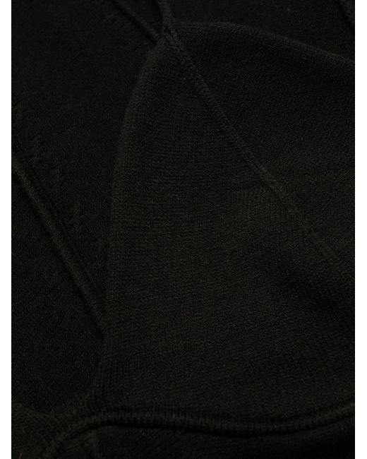 DSquared² Black V-Neck Minidress