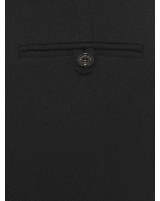Elisabetta Franchi Black Pleated Trousers