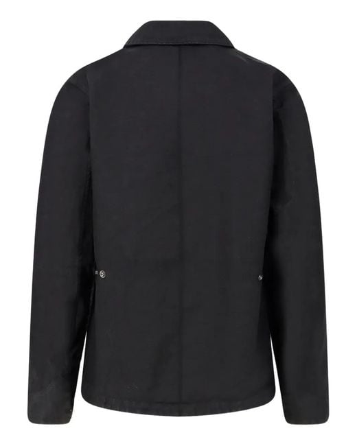 Massimo Osti Studio Black Button-Up Jacket for men