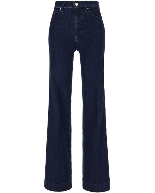 7 For All Mankind Blue Modern Dojo Soho Classic Jeans