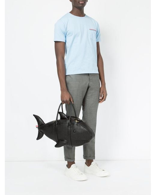 Thom Browne Fish Shoulder Bag in Black for Men | Lyst Thom Browne Fish Shoulder Bag in Black for Men | Lyst