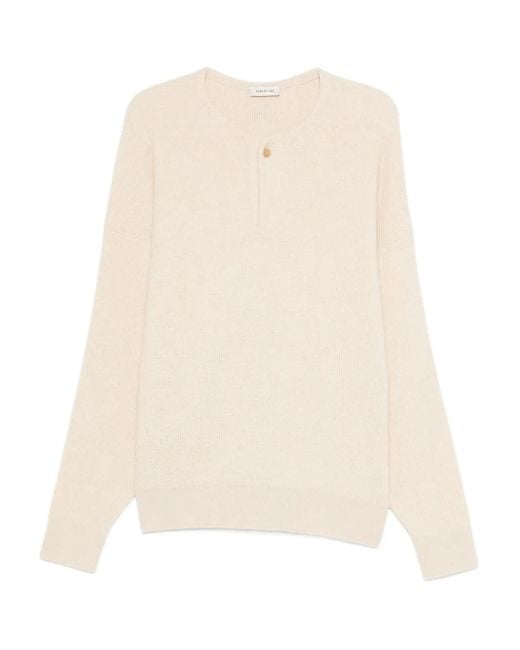 Jersey con botones Fear Of God de hombre de color Natural