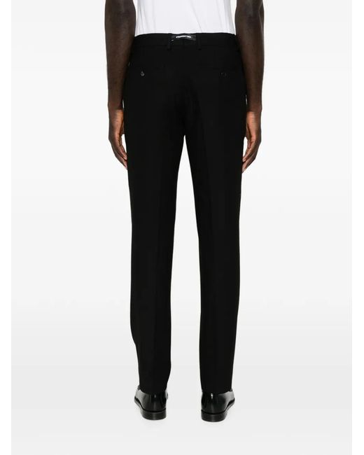 Karl Lagerfeld Black Edge Tailored Trousers for men