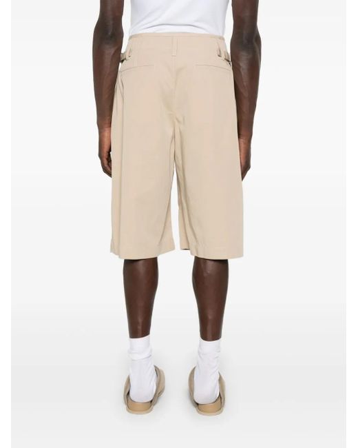 Bermudas con pinzas Lemaire de hombre de color Natural