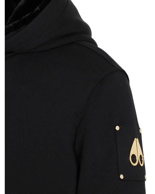 Chaqueta Con Capucha Moose Knuckles de hombre de color Black