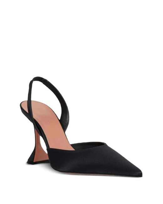 AMINA MUADDI Blue Holli Slingback Pumps