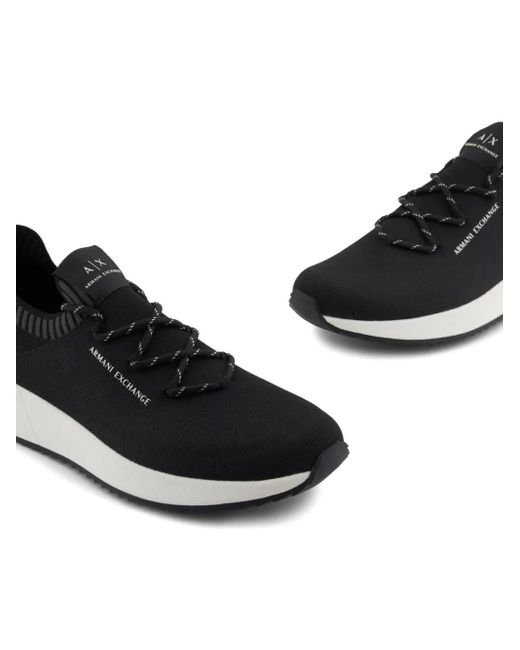ARMANI EXCHANGE Sneakers Met Logo in het Black voor heren
