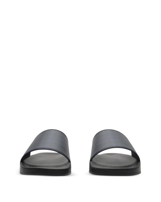Burberry White Check Slides for men