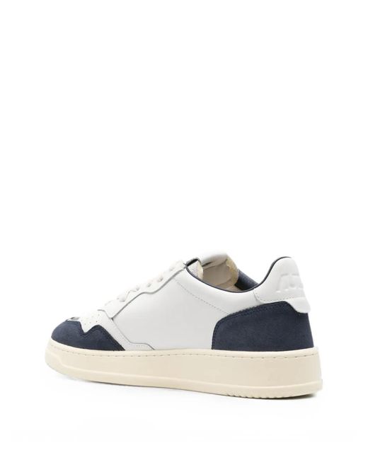 Autry White Medalist Low for men