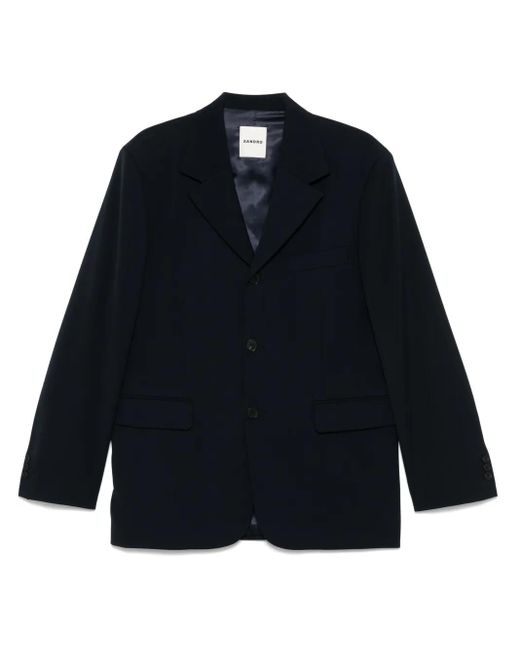 Sandro Blue Wool Blazer for men