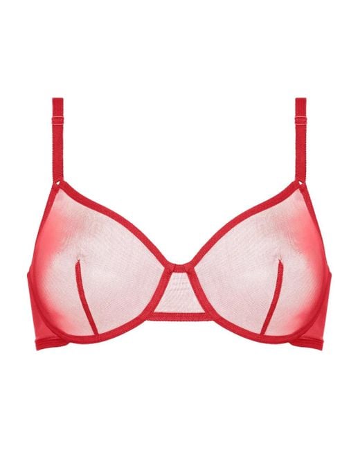 Eres Eden Tonique メッシュ ブラ Red