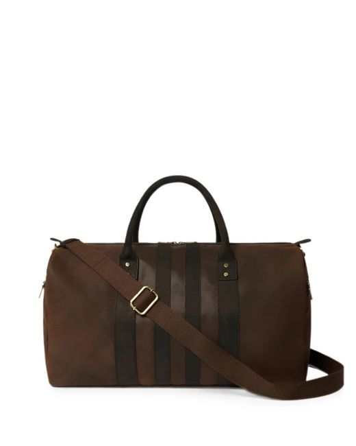 Osprey Brown The Jenson Leather Holdall Bag for men