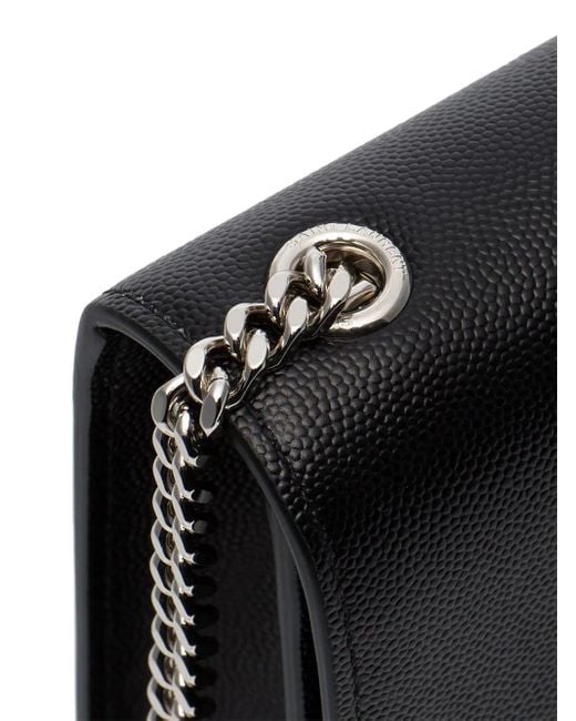 Saint Laurent Kleine Kate Leren Crossbodytas in het Black