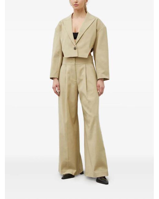 Day Birger et Mikkelsen Natural Maverick Pleated Trousers