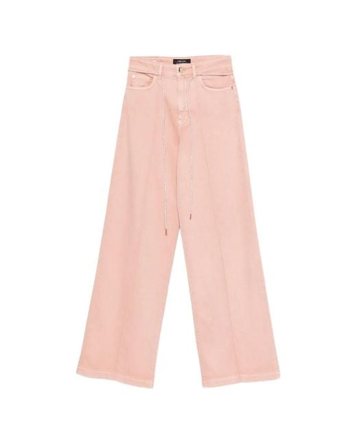 Marc Cain Pink Belted Jeans