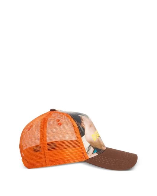 DSquared² Orange X Tom Bianchi Baseball Cap for men