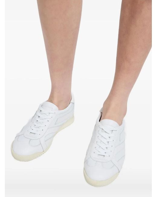 Proenza Schouler White Leather Lace-up Sneakers