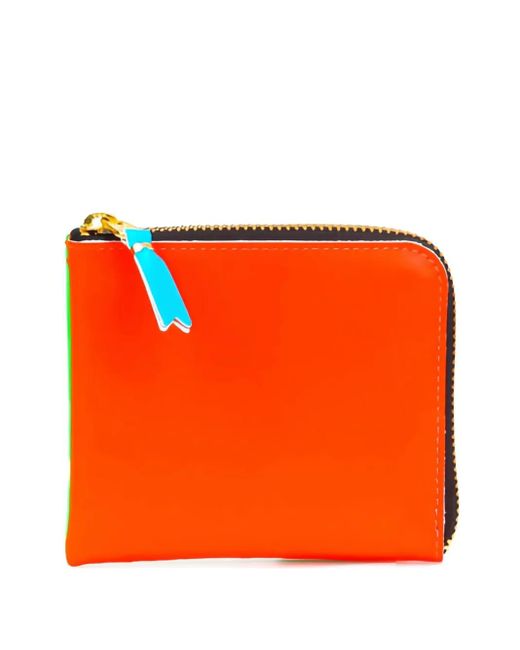 Comme des Garçons Super Fluo ファスナー財布 Orange