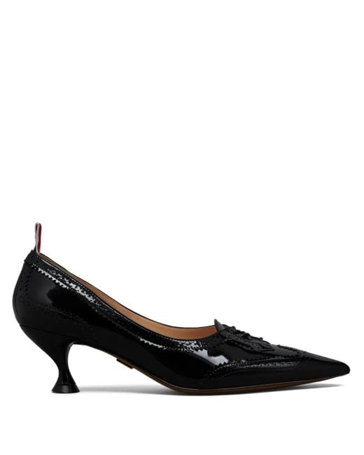 Thom Browne レザーパンプス Black