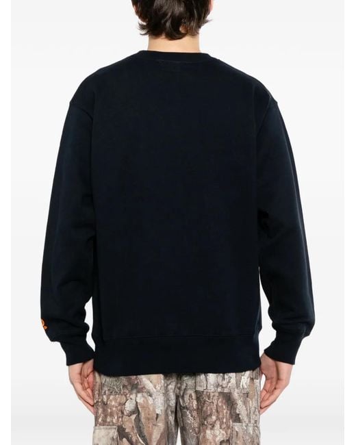 PEACE AND AFTER Blue T-Rex Sweatshirt for men