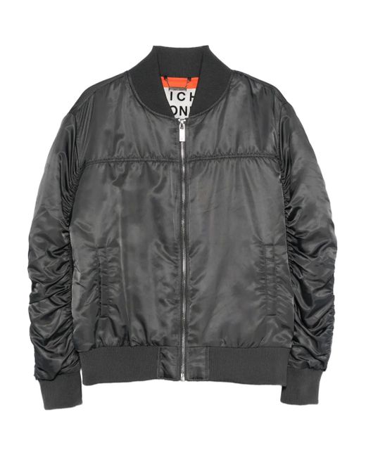 メンズ John Richmond ジップアップ ボンバージャケット Gray