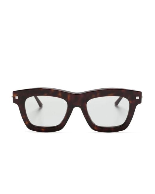 Kuboraum Black Wayfarer-frame Sunglasses for men