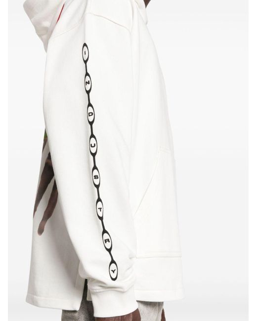 DIESEL S-Baxt-Hood Kapuzenpullover in White für Herren