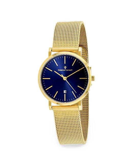 Christian Van Sant Blue Paradigm 32Mm Watch
