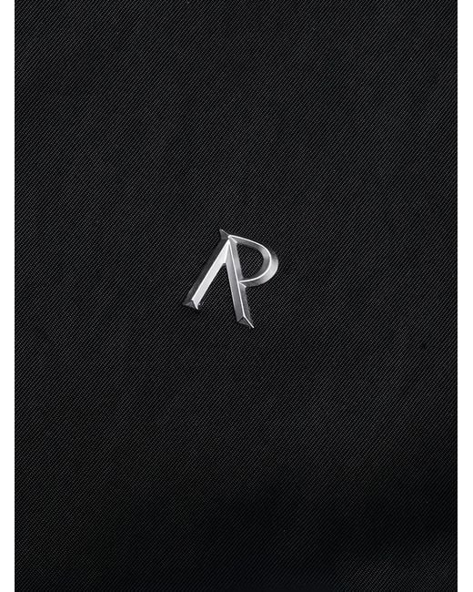Represent Blue Logo-Plaque Shirt Jacket for men