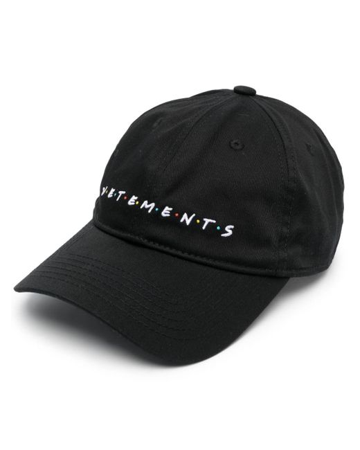 Vetements Black Friendly Logo Cap1
