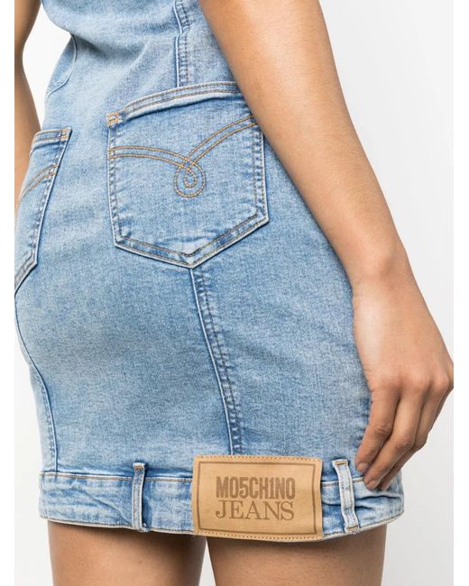 Moschino Blue Short Dresses