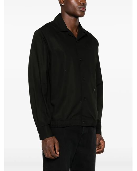 Givenchy Black 4G-Motif Poplin Jacket for men