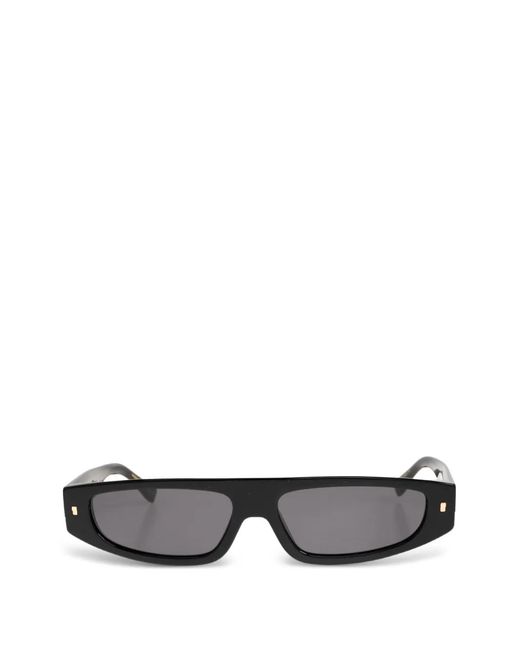 DSquared² Gray Lunettes De Soleil Hype À Monture Géométrique