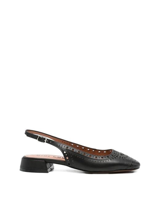 Bibi Lou Black Alama Cutout Pumps