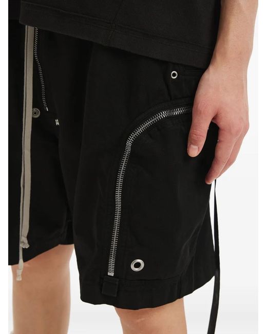 Rick Owens Cargo-Shorts Mit Kordelzug in Black für Herren