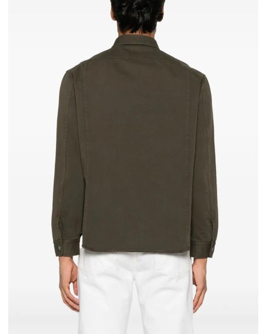 メンズ Tom Ford コットン シャツ Green