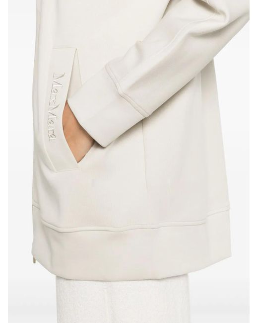 Max Mara ジップアップ パーカー White