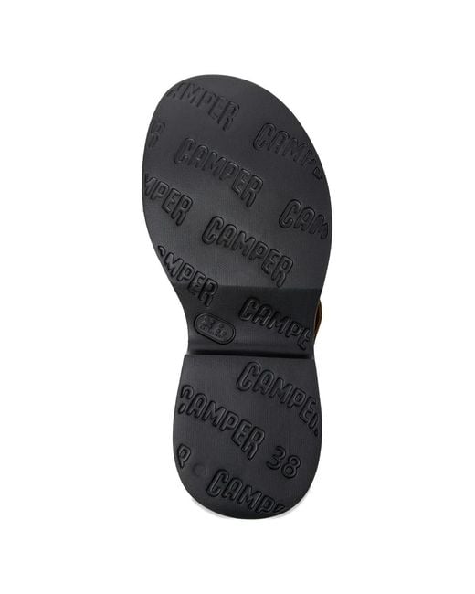 Camper White Tasha Leather Sandals