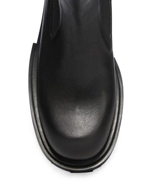 Rick Owens Black Bottines Chelsea Beatle Gabe