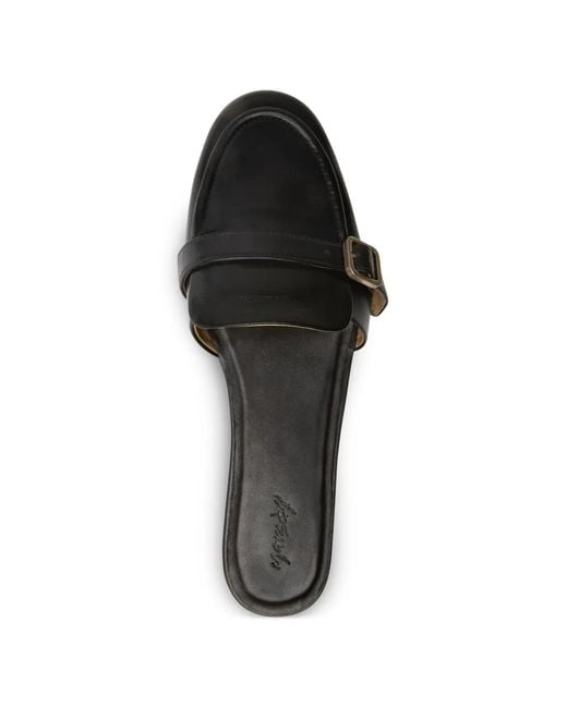 Marsèll White Mules À Boucles